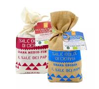 Set Regalo Sale Dolce di Cervia Grana Grossa e Medio Fine Biologici 1 kg x 2