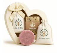 Set regalo Shampoo Solido di Avena Senza Solfati, Balsamo di Mandorla, Sapone dell'Albero del Tè e Deodorante Naturale al Pompelmo | Artigianale, Vegano e Made in Italy