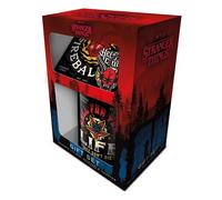 Stranger Things Mug, Coaster and Keychain Set Hellfire
