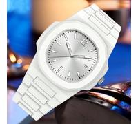 Set regalo TOMI, orologio da uomo elegante e minimalista per affari, cinturino in plastica opaca e olio, quadrante a righe, orologio al quarzo, set di orologi da uomo alla moda, adatto per la vita quo