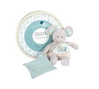 Set regalo Topo di peluche con coperta in cotone biologico