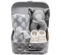 Set regalo unisex per neonati, regalo di Natale con elefante
