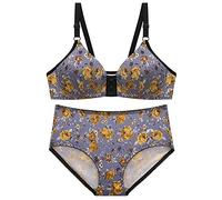 Set Reggiseno e Mutandine Reggiseni con Apertura Frontale per Donna Reggiseno con Scollo A V da Donna Reggiseni Yoga Imbottiti Senza Ferretto Canotte da Allenamento Reggiseni Comodi Che Modellan
