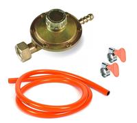 SET Regolatore Bombola Gas Gpl - KIT Bassa Pressione Variabile con Tubo 1200S