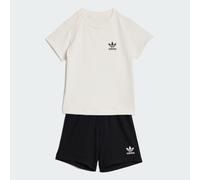 SET REGULAR WIDE RIB CON T-SHIRT E SHORT A COSTE LARGHE Black 2-3A
