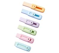 Set Retrattile 6 Pezzi Scivolanti Disegno Gaspillers Erasers Ergonomic Precision Control Forniture Per Studenti Artisti Schizzando Studio Di Classe Uso Professionale D