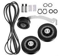 Set Revisione Asciugatrice RB170002 e Puleggia Tensionatore D516792 Compatibile Queen Alliance Modelli Specifici Kit Manutenzione
