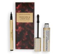 Set Revolution Pro: ciglia effetto finto, waterproof, volumizzante, mascara, nero, 8 ml + Supreme Flick, Precise, eyeliner gel, nero, 1 ml