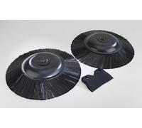 set Ricambi per Spazzatrice - 2 Spazzole e 1 Labbro di Tenuta in Silicone