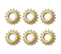 Set ricambio per ingranaggi per chitarra classica, 6, accessori per accordatura in ferro, accessori per accordatura per chitarra, con alberi esagonali per ingranaggi a aperto