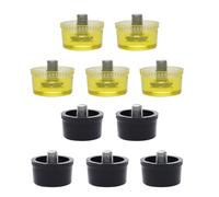 Set ricambio per martello multiuso in gomma e plastica, punta gialla nera per progetti martello in nylon precise e sicure