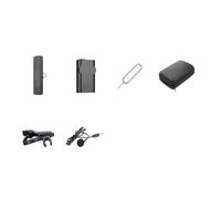 Set Ricevitore Trasmettitore Microfono Lavalier Wireless, Adatto For Telefoni Cellulari, Fotocamere, Video E Audio.(K5)
