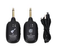 Set Ricevitore Trasmettitore per Chitarra con Tecnologia UHF 730 MHz, Compatibile con Chitarra Elettrica, Basso, Violino, Risposta in Frequenza da 20 Hz a 20 KHz,Surf e vela