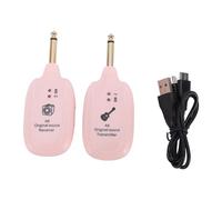 Set ricevitore trasmettitore wireless per chitarra 2.4G, versione | Trasmissione a latenza zero, configurazione plug and play, batteria ricaricabile 600 mAh, design leggero in ABS