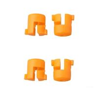 Set Riflettori per ruota Bici Gialli per bianchi per rossi Set | Materiale ABS per robusto, 16 totali, massima visibilità notturna, installazione rapida sui raggi(button only)