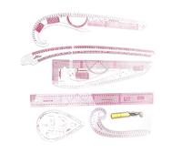 Set Righe Curve Francesi per Cucito e Sartoria 7 Pezzi Strumenti Taglio con Linee Dettagliate Alta Precisione per Principianti Designer