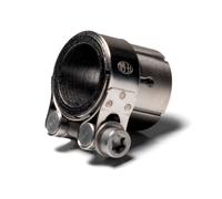 SET RIMONTAGGIO ACCIAIO INOX TERMINALE AKRAPOVIC PER YAMAHA X-MAX 125 2021-2024