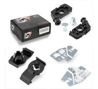 Set Riparazione Alzacristalli Metallo Cursori Frontale SX Destra per BMW 3er E46