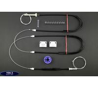 Set Riparazione Alzacristalli per Audi A3 8P/8PA Bj 2003-2008 Anteriore Destro