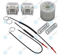 Set Riparazione Alzacristalli Seilzug per VW Multivan Transporter T5 - Ant. SX