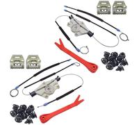 Set Riparazione Alzavetro - Davanti L + R - Per SEAT LEON 1M1 / TOLEDO II 1M2