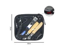 Set Riparazione Pneumatici 4 Pezzi con Rullo Ruota Lucidante per Riparazione Pne