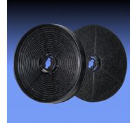 Set Risparmio 2 Attivi Carbone Filtro per Respekta Cappa Aspirante Ch 9090 S/W