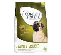 Set risparmio! 2 x Concept for Life Crocchette per cani - 2 x 4 kg Mini Sterilised