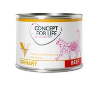 Set risparmio! Concept for Life Veterinary Diet 24 x 200 g/185 g - Manzo urinary 24 x 200 g