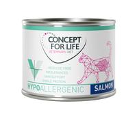 Set risparmio! Concept for Life Veterinary Diet 24 x 200 g/185 g - Salmone hypoallergenic 24 x 185 g