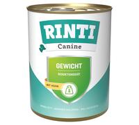 Set Risparmio! RINTI Canine 12 x 800 g - Peso con Pollo