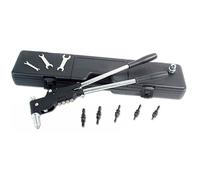 Laser Tools Manico Lungo Testa Girevole Rivettatrice Set 3597