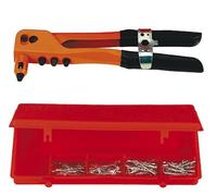 SET RIVETTATRICE MANUALE FERVI 0058 RIVETTI 2,4 A 4,8 MM PROFESSIONALE ACCIAIO