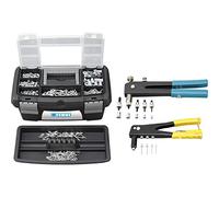 Fervi Set 2 rivettatrici S018 – per rivetti normali e inserti filettati – valigia