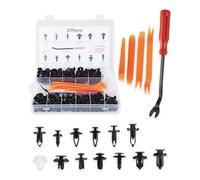 Set rivetti ad espansione e clip di fissaggio per auto - rivetti in plastica per auto, clip di fissaggio auto e viti per carrozzeria per pannelli porta, paraurti e parafanghi, assortimento 229 pz
