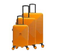 set ROCCOBAROCCO adventure set 3 trolley 4 ruote 77-67-55 cm ORANGE GRA scelta