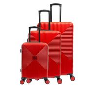 set ROCCOBAROCCO adventure set 3 trolley 4 ruote 77-67-55 cm RED GRA scelta=P