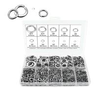 Set Rondelle di Bloccaggio a Molla 900pz in Scatola di Plastica per Varie Applic