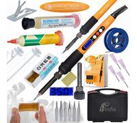 Set Rosfix 10 in 1: saldatore Rottweiler arancione + custodia 253x213x72mm + flu