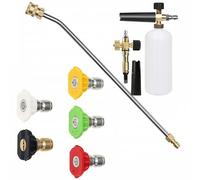 Set Rosfix di 5 ugelli a connessione rapida per idropulitrici (0°, 15°, 25°, 40°