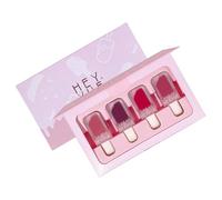 Set Rossetti Liquidi Opachi Impermeabile a Lunga Durata Sbavature a Prova Macchie Sulle Labbra Stick Cup Gloss Trucco Regalo Trucco Impermeabile Per Donne