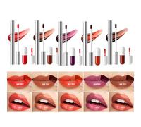 Set, Rossetto Lunga Durata, 4mlx5pcs and 2mlx5pcs, Colore, Texture Liscia, Formula Idratante, Sensazione Leggera, Ideale per Matrimonio Uso Quotidiano Ragazze Casa Appuntamenti Viaggio