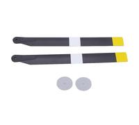 Set Rotore Principale per Elicottero RC, Pale Composite Leggere per C032 C138Pro, con Design Aerodinamico per Sollevamento Stabile e Volo Regolare (BLACK)