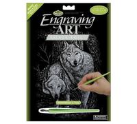 Set Royal & Langnickel Argento Incisione Arte Dimensioni A4 Lupi in Trees Creato
