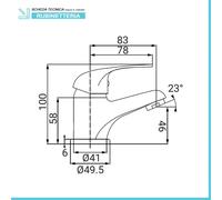Set rubinetti lavabo bidet e incasso doccia serie Italia
