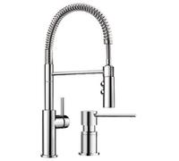 Set rubinetto da cucina Blanco Catris-S 521476, dispenser di liquidi Blanco Lato 525808