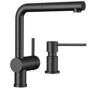 Set rubinetto da cucina Blanco Linus-S 525807, dispenser di liquidi Blanco Lato 525789