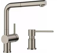 Set rubinetto da cucina Blanco Linus-S 527699, dispenser di liquidi Blanco Lato 527721
