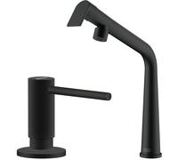 Set rubinetto da cucina Franke Icon 115.0625.187, dispenser di liquidi Franke Active SM 119.0547.906