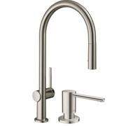 Set rubinetto da cucina Hansgrohe Talis M54 72801800, dispenser di liquidi Hansgrohe A41 40438800